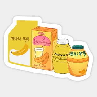 Banana Milk Sticker